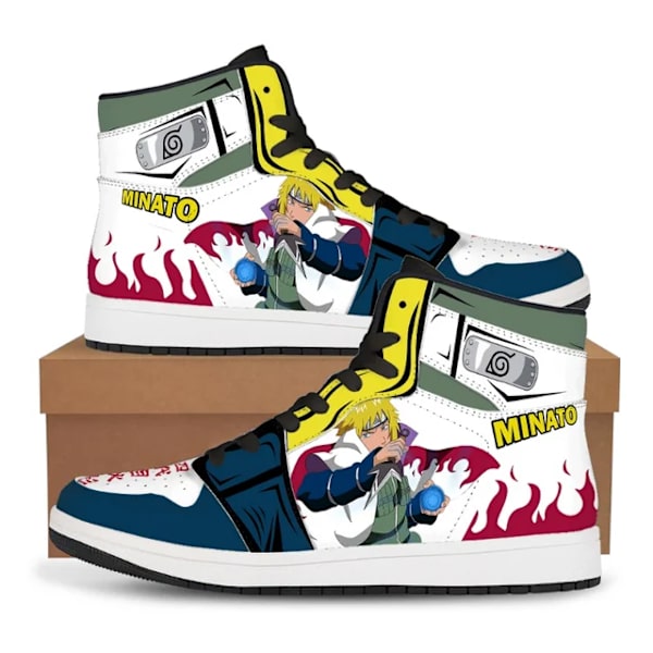 Dragon Ball Anime Shoes Herr Dropshipping Gouku Cartoon Cosplay Sneakers Super Saiyan Man High Top Vulkaniserade löparskor Present 7 41
