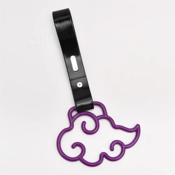 Tsurikawa Cloud Handle Ring, JDM-tillbehör, modifierad PVC-rem, Dragonne, automatisk bussbilsdrifttempo Black