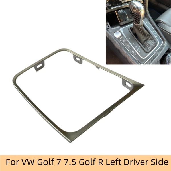 Krom Växelspaksram För VW Volkswagen Vänsterkörning Automatisk DSG Golf 7 7.5 Golf R Växelspaksspak 5GG713203A-Vänster Driver Left Driver