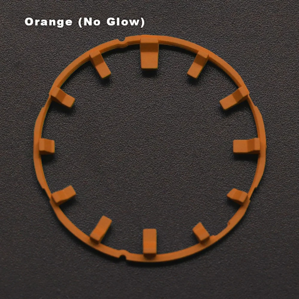 För GA2100 GA2110 Luminous Hour Marker Dial Watch Pointer Scale Ring Index Modification Dial ga2110 Watch Mod Kit Tillbehör Orange