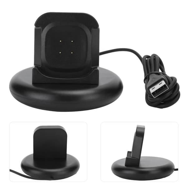 KAI Mini Ladestasjon for Fitbit Versa3-Sense Bærbar Smartklokke Ladebase