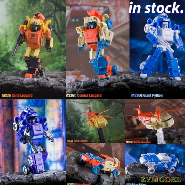 [I LAGER] Dr.Wu MS36 Sandstorm Sand/MS36C-Comics Leopard/MS36G-Giant Python/MS36M-Mirror Leopard MINI Robots 11cm