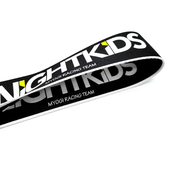 JDM universal handduksbälte, dragrem, bogsering, automatisk släpvagn för fartjägare, One Drift King-ögla, modifieringsprydnad Hokkaido Waves