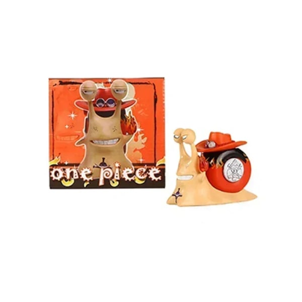 Anime One Piece Den Den Mushi Figur Luffy/Ace/Law/ Zoro /Sanji /Chopper Phone Bug Action Figur 12 stilar för Välj Ace with box