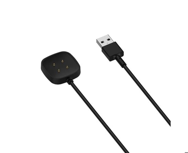 Bærbar magnetisk oplader til Fitbit Versa 3 / Fitbit Sense Smartwatch, USB-ladekabel