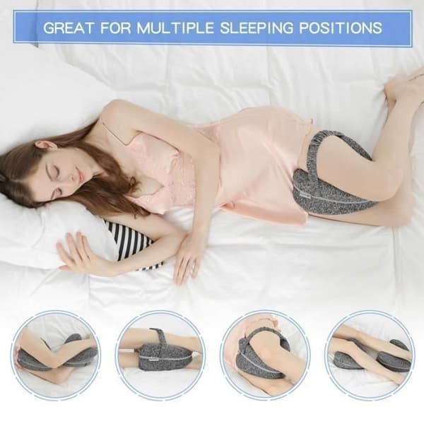Ortopedisk pute - Memory foam - Medium komfort - Vaskbar - Asymmetrisk