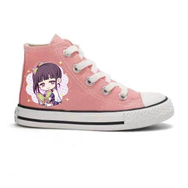 Demon Slayer Tecknad Anime Sneakers Kimetsu No Yaiba Tanjirou Nezuko Zenitsu Cosplay Casual High Top Sko Barn Födelsedagspresent 1 22