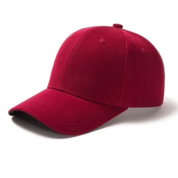 INSFITY Baseball Caps - Rød - Brodert - Justerbar - Bomull Multicolored