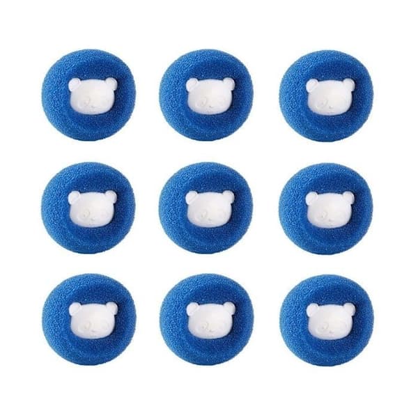 Hårfjerningsbollar 9-pack Blå