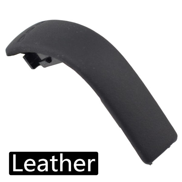 Krom Matt cap COVER ABS Växelspaksknopp Passar till Volkswagen VW Golf MK6 MK7 R GTI-läderremsa Leather Strip