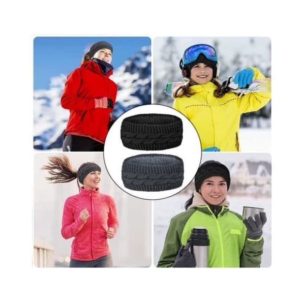 Hårbånd - Kvinner - 3 Stykker - Sklisikker - Elastisk - Allsidig