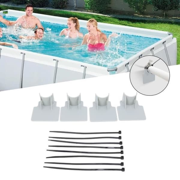 VINGVO Poolslanghållare - Grå ABS - DUO Gray