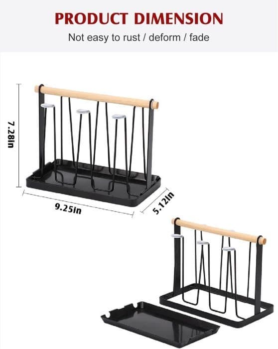Flaskeholder - metall flaskeavdrypper