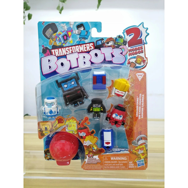 Hasbro Transformers Botbots Actionfigurer Robotmodell Leksaker Deformation Mini Doll Collection Barn Födelsedagspresenter E4143-4