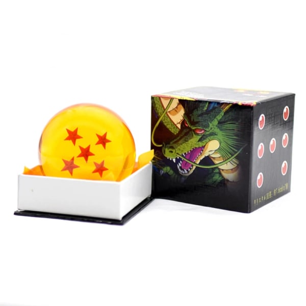 Anime Figur Dragon Ball 7 stjärnor Kristallkula Stor Alla storlekar Hartssfär Modell Samla julbarn Present Prydnad Present H-5-7.6CM NO BOX