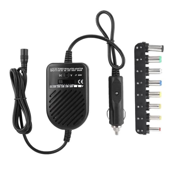 Bil Laptop Oplader, Stabiliseret Output Oplader, Lavt Strømforbrug 15-24V til Computer
