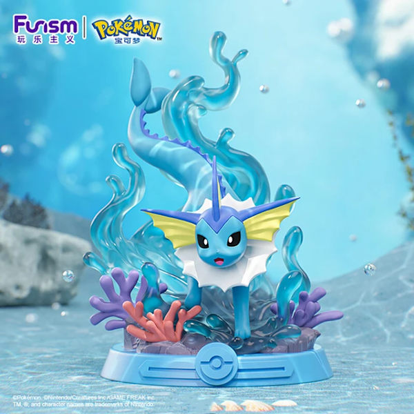 Ny Original Funism Lager Eeveelution Eevee Vaporeon Espeon Umbreon Leafeon Sylveon Modellleksaker Samlarfigurer Presenter Vaporeon