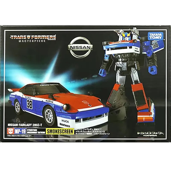 Original Takara Tomy Transformers Toys MP-17-18-19-20 Prowl Streak Smokescreen Wheeuack Transformers Robotleksaker för barn MP-19 smokescreen