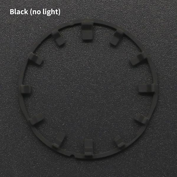 För GA2100 GA2110 Luminous Hour Marker Dial Watch Pointer Scale Ring Index Modification Dial ga2110 Watch Mod Kit Tillbehör Black No Luminous