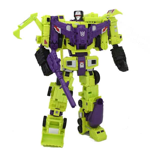HZX 6In1 Devastator Haizhixing Transformation Leksaker Anime Action Figur KO G1 Robot Flygplan Engineering Fordonsmodell NO Box 6in1 Defensor