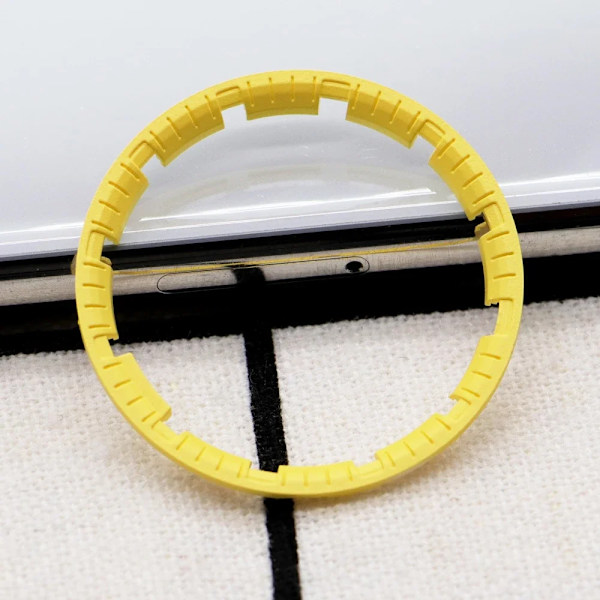 För GA2100 GA2110 Luminous Hour Marker Dial Watch Pointer Scale Ring Index Modification Dial ga2110 Watch Mod Kit Tillbehör 0134Yellow Scale