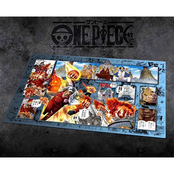 60*35 cm OPCG One Piece Dedikerad GAME Card Lekmatta Battle Against Rebecca Roronoa Zoro Trafalgar Law Serietidningsserie Toy Gifts Comics-S
