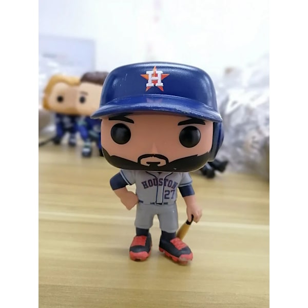 Äkta FUNKEPOP Actionfigur Idrottare Hockey Basebollspelare Puckster Modellsamling Onarments Bord Bildekoration GRAY