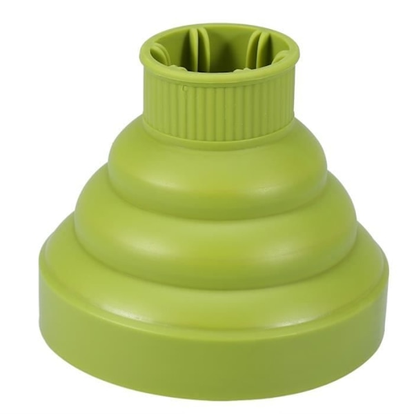 Vikbar Silikon Hårtork Diffuser (Grön) Green
