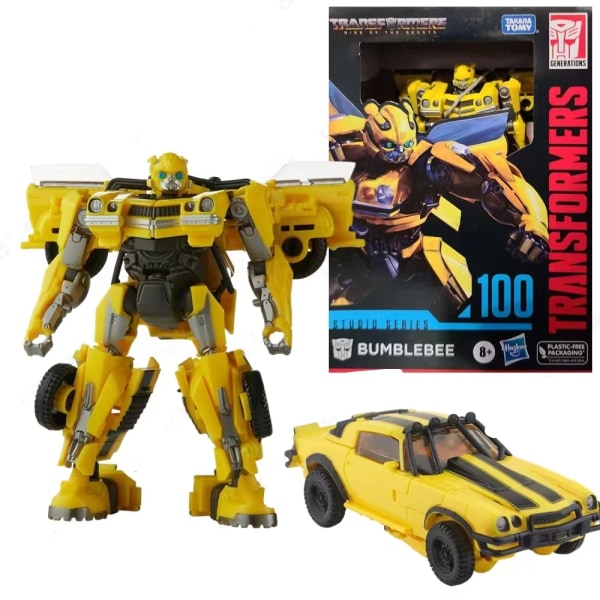[I lager] Hasbro Transformers Studio Series SS100 Deluxe Bumblebee Samlarmodell Leksaker Action Figur Leksak Födelsedagspresenter SS100 no box