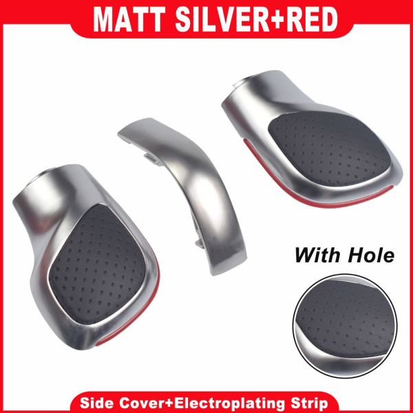 Röd/Blå Bil Växelspak Spak Krom Matt För VW Golf 6 7 R GTI Passat B7 B8 CC R20 Jetta MK6 GLI DSG Cover Emblem-Alternativ 2 Option 2