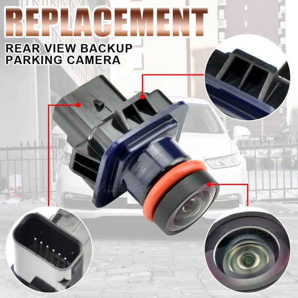 Bil Biltillbehör Backkamera Back-up kamera EG1Z-19G490-A DG1Z-19G490-A För Ford Taurus Police 2013-2019 Special