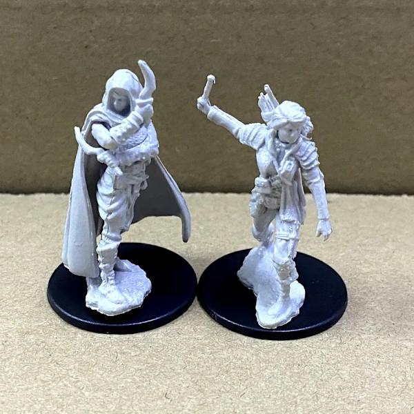 Lot Pathfinder Battles Deep Cuts Nolzur's Fighter Orc Druid Pirates Goblin Wolf Rogue Monk Brädspel Miniatyrer Miniatyrer Leksaker Female Rogue
