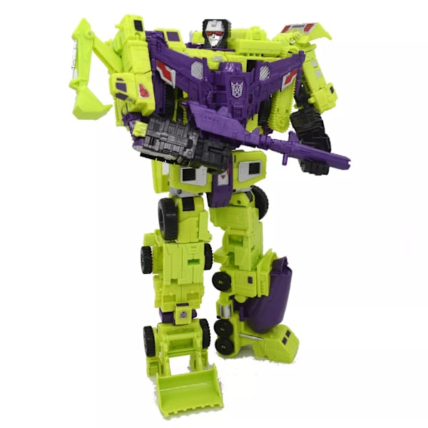 HZX 6In1 Devastator Haizhixing Transformation Leksaker Anime Action Figur KO G1 Robot Flygplan Engineering Fordonsmodell NO Box 6in1 Defensor
