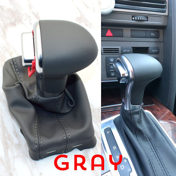 Billäder Krom VÄXEL Växelknopp Växlingsrattar FÖR AUDI A6 A7 A3 A4 A5 A6 c6 Q5 2009 2010 2011 2012 2014 4G1 713 139 R-grå gray