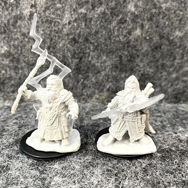 Lot Pathfinder Battles Deep Cuts Nolzur's Fighter Orc Druid Pirates Goblin Wolf Rogue Monk Brädspel Miniatyrer Miniatyrer Leksaker Dwarf Sorcerer