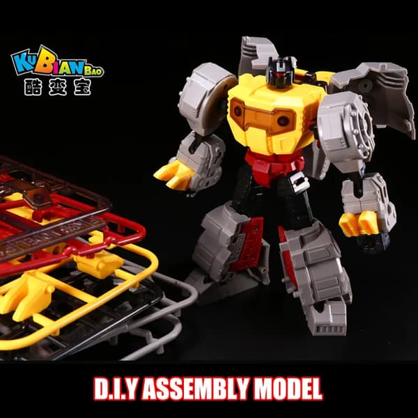 KBB Tyrone Kabel Dino King Monterings deformasjonsmodell Actionfigur Grimlock Versjon Leker D.I.Y.