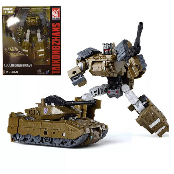 HZX Transformation Robot Billeksaker Pojkar Anime Bruticus Flygplan Tank Engineering Flygplan Modell KO Barn Present B103 NO BOX