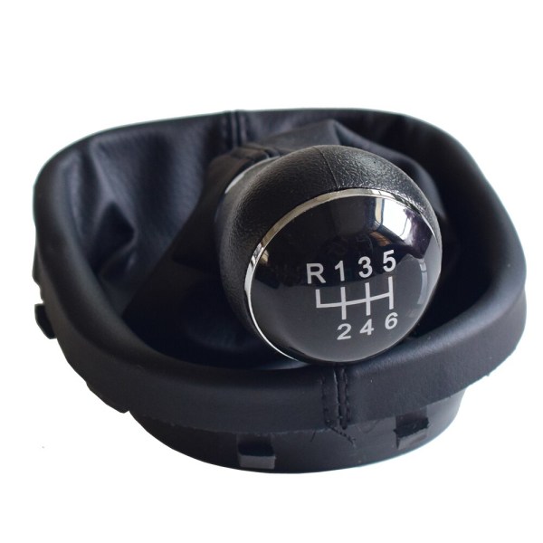 5-växlad 6-växlad växlingsknapp Växelspaksdamask för VW Touran 2003-2010 Caddy MK2 2004 2005 2006 2007 2008 2009-6 Speed 6 Speed