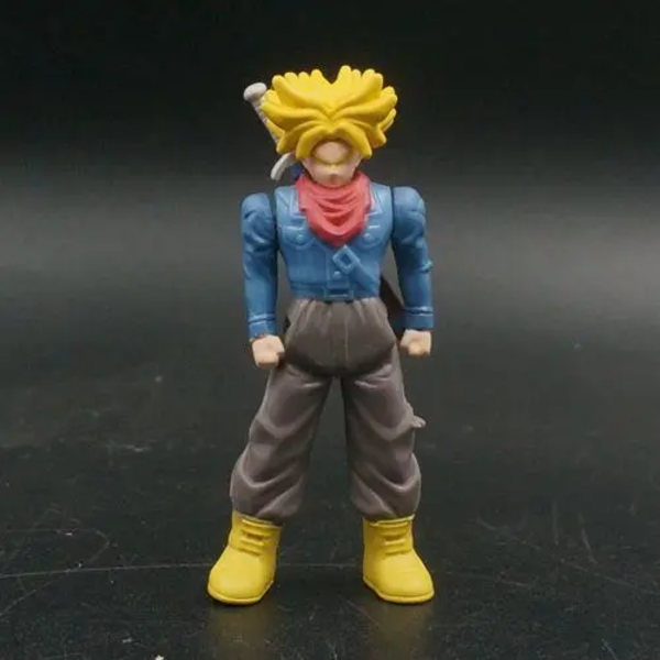 Bandai Äkta DRAGON BALL Super Saiyan Son Goku Vegeta IV Frost Frieza Trunks Beerus Majin Buu Hit Action Figurmodell Leksaker Trunks