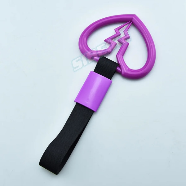 Biltillbehör JDM Tsurikawa Rosa/Svart Hjärtring Biltillbehör Universal Lavender