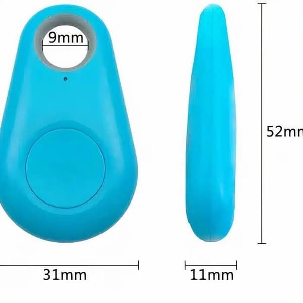 Smart Bluetooth GPS Tracker til Katte Hvid