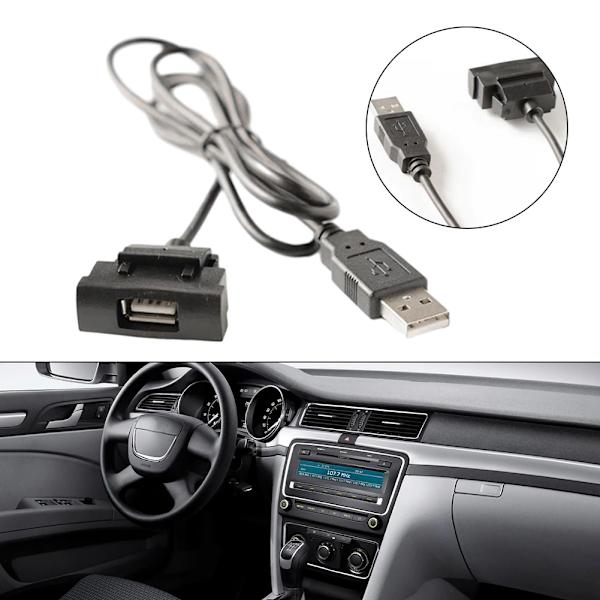 Bil RCD510 RNS315 Radio USB-gränssnitt Förlängningskabel Adapter För Skoda Octavia Modifikation Android-GPS Knapp Huvudenhet Panel