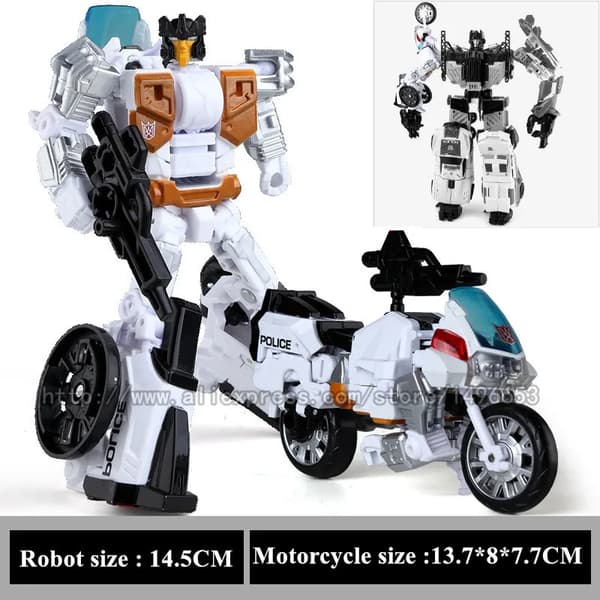 Haizhixing 5 i 1 Bruticus Devastator Superion Defensor Transformationsrobot Bil Actionfigurer Flymodel Børn Drengelegetøj