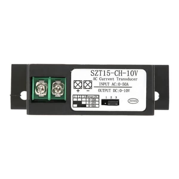 AC Strømtransducer Strømtransmitter Induktor AC 0-50A til DC 0-10V SZT15-CH-10V