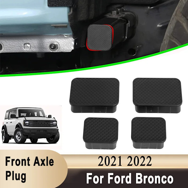Gummiproppskydd för krockbalk i framaxeln till Ford Bronco 2021-2023, förhindrar vatten, lera och snö