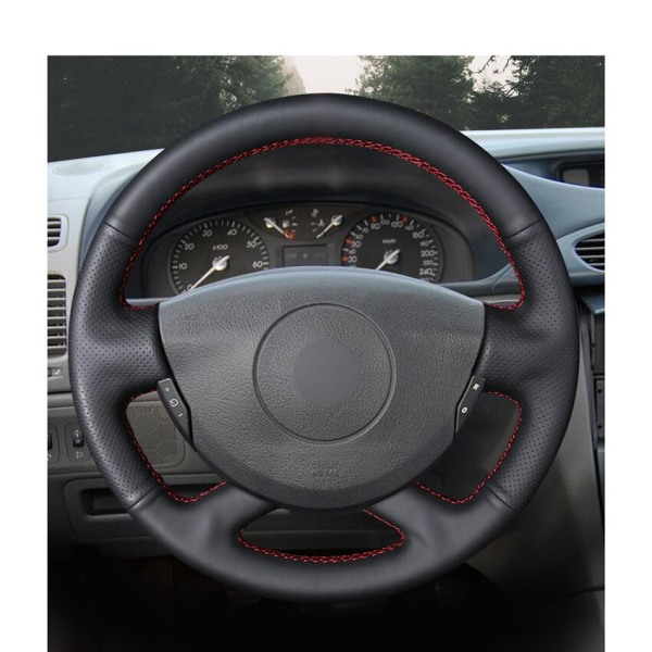 Svart PU cover i konstläder för Renault Laguna Trafic Vel Satis Espace Grand Nissan Primastar Vivaro