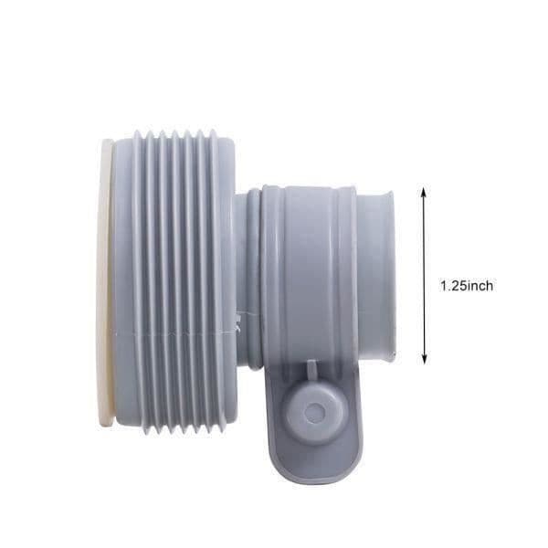 2-pak B-adapter til Intex Pool - Forbinder pools, slangeadapter pooltilbehør 1,25 tommer til 1,5 tommer
