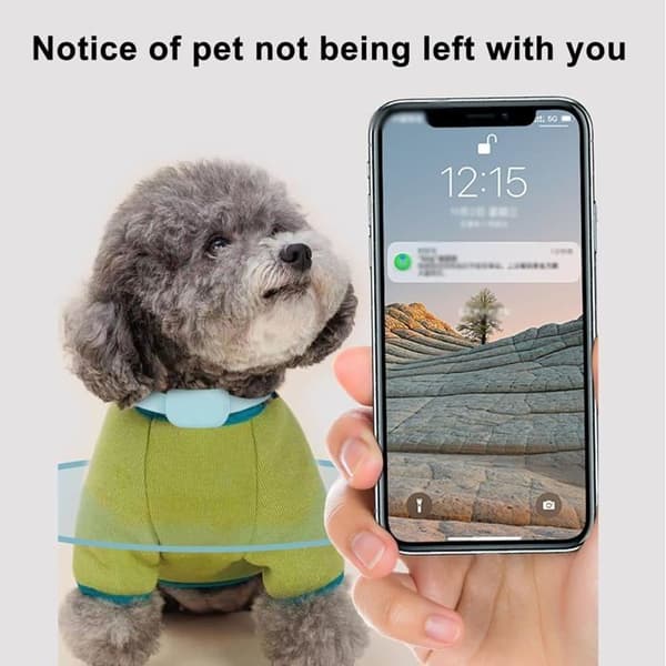 GPS Katte Tracker, Ideel til Små og Mellemstore Hunde og Katte, til Apple Find (Kompatibel med iOS/Android), Ros HUNTING