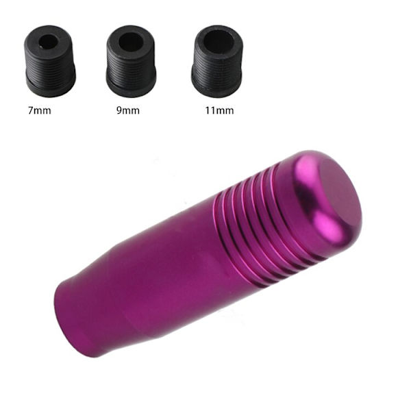 Snygg Universal Bil Aluminium Manuell växelspaksknopp Manuell växellåda Växelspaksspaksspaksreglage 8,5 cm-lila Purple