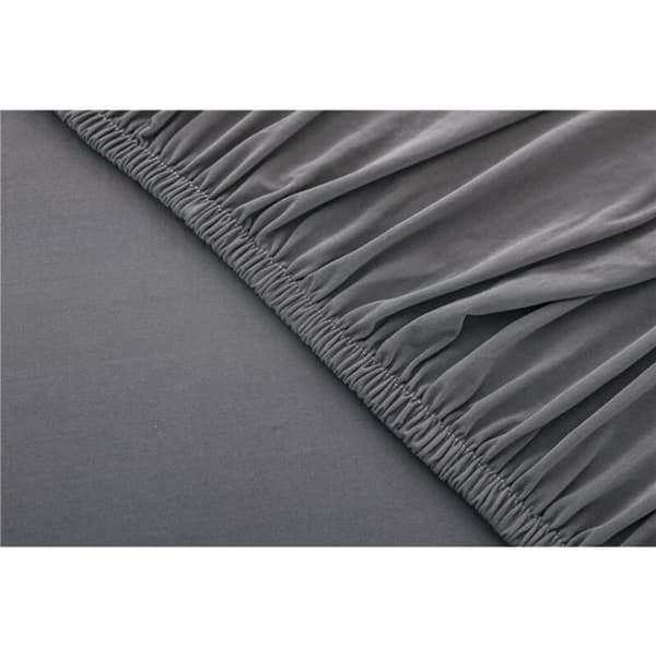 (Harmaa) Ylellinen LD 3+2 istuttava polyesterikulmasohvan päällinen - Harmaa Gray